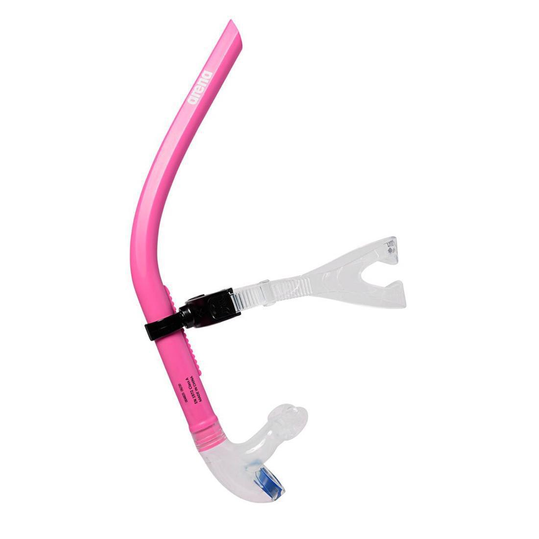 Snorkel Respirador Frontal Para Natação Swim Iii Arena Preto Preto - Snorkel - Arena - Swim - Ajustável