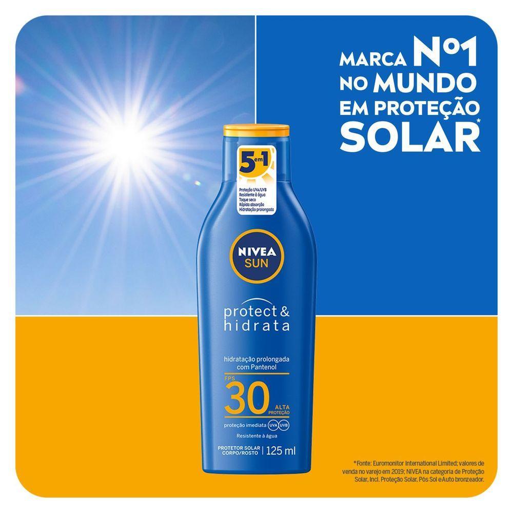 Kit 4 Protetores Solares Nivea Sun Protect&Hidrata Fps30 Protetor solar - Nivea - Sun - 30 - 125 ml - 125ml