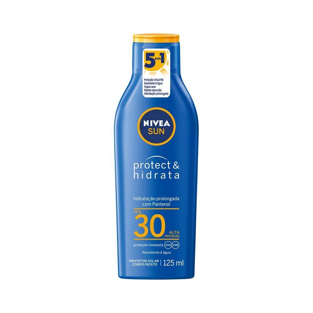 Kit 4 Protetores Solares Nivea Sun Protect&Hidrata Fps30 Protetor solar - Nivea - Sun - 30 - 125 ml - 125ml