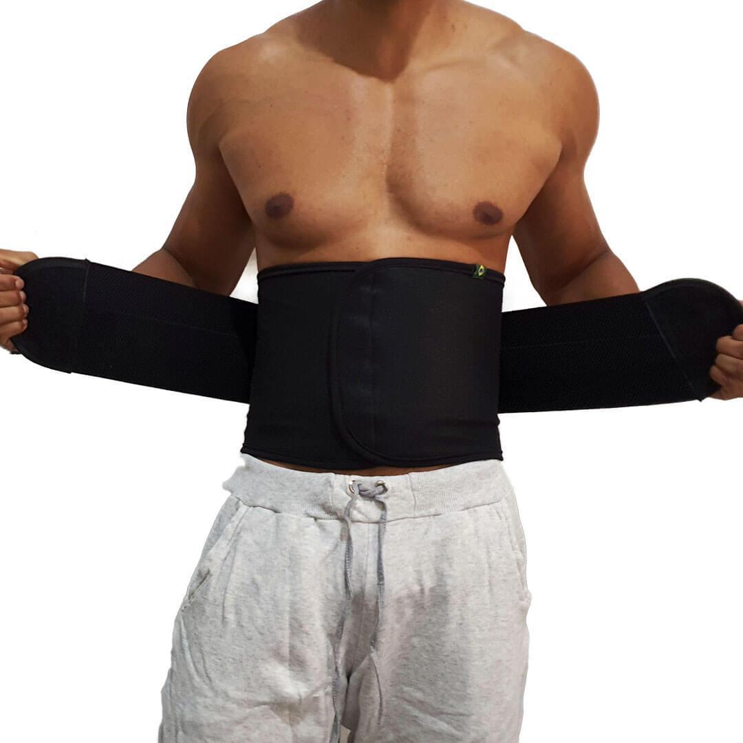 Cinta Modeladora Abdominal Com Infravermelho Bioquantix M Preto - Modelador corporal - Térmica - Feminino - Modeladora - Neoprene - M - Cinta modeladora - Barriga