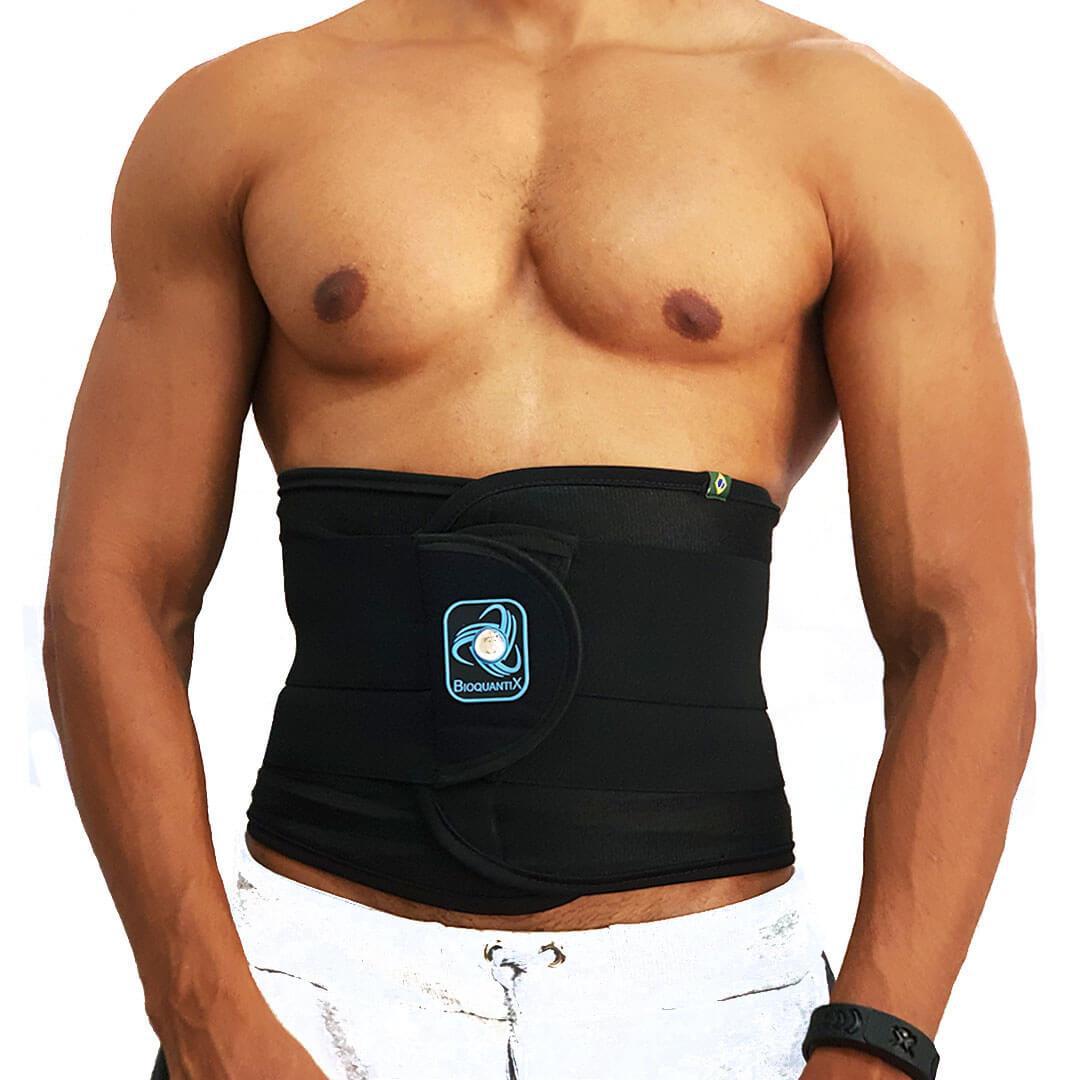 Cinta Modeladora Abdominal Com Infravermelho Bioquantix M Preto - Modelador corporal - Térmica - Feminino - Modeladora - Neoprene - M - Cinta modeladora - Barriga