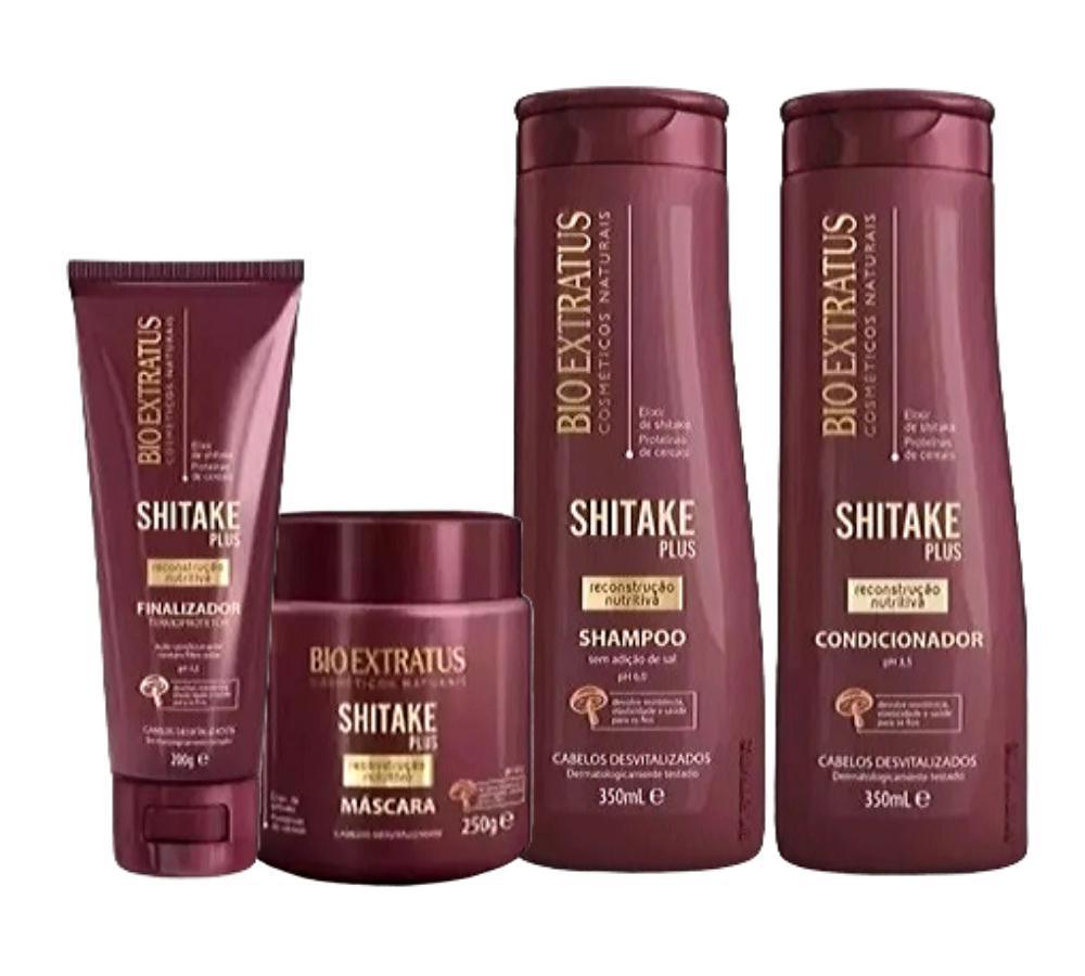 Shampoo Bio Extratus Shitake Plus Reconstrução Nutritiva 350Ml - BIO  EXTRATUS