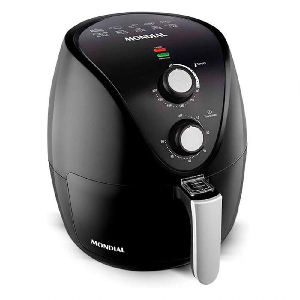 Fritadeira Af31 3.5 Litros New Pratic Mondial Preto 127v 110V