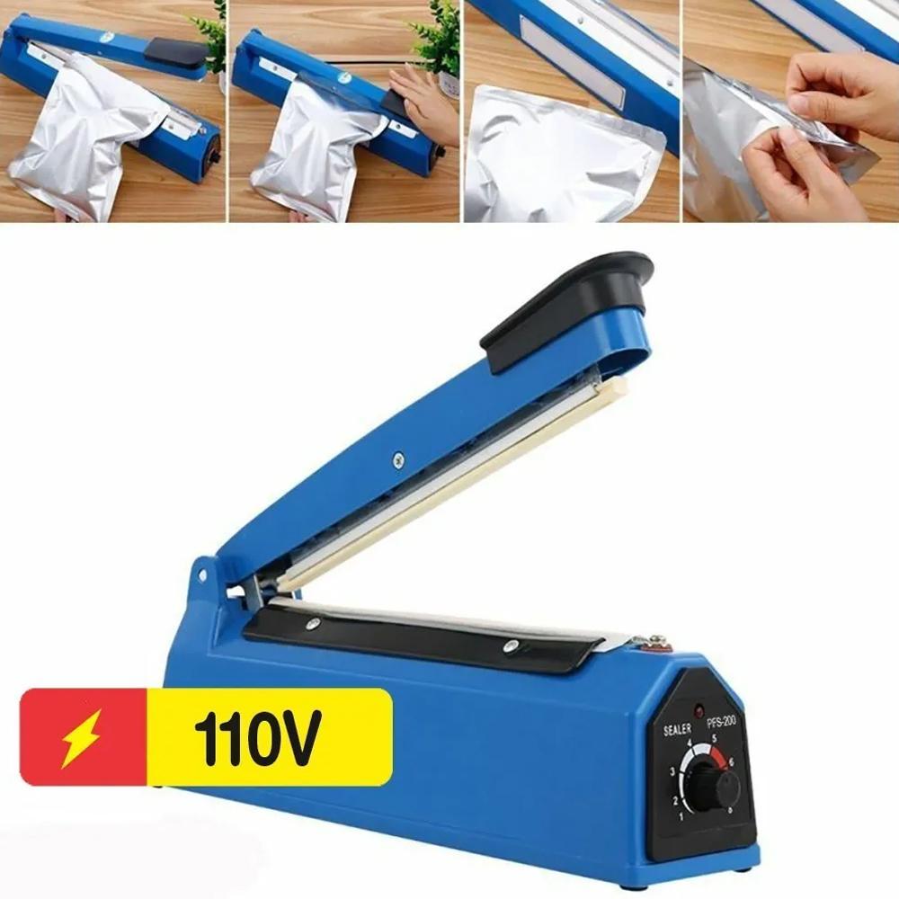 Seladora 20Cm Lacradora Manual Embalagem Sacos Plásticos