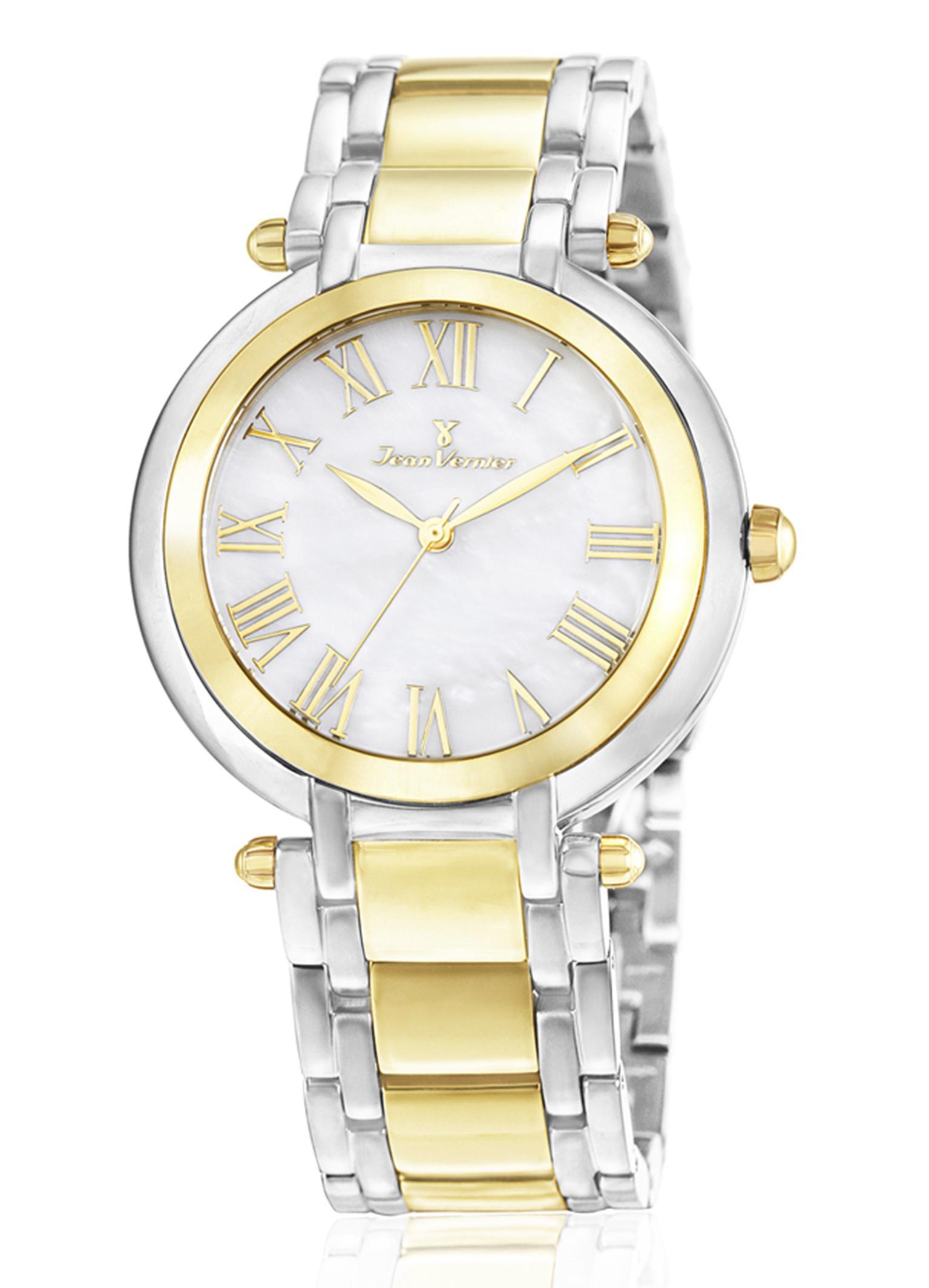 Relógio Jean Vernier Aço Bicolor Feminino