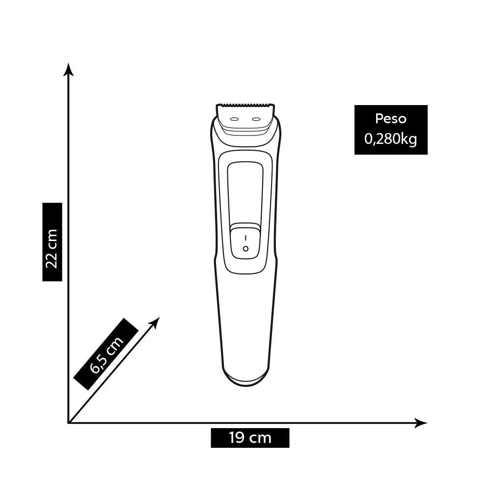 Aparador Pelos Philips Multigroom 11 Em 1 Mg5730/15 Bivolt