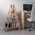 Miniatura Armário De Madeira Organizadora Prateleiras Pinus Pallet