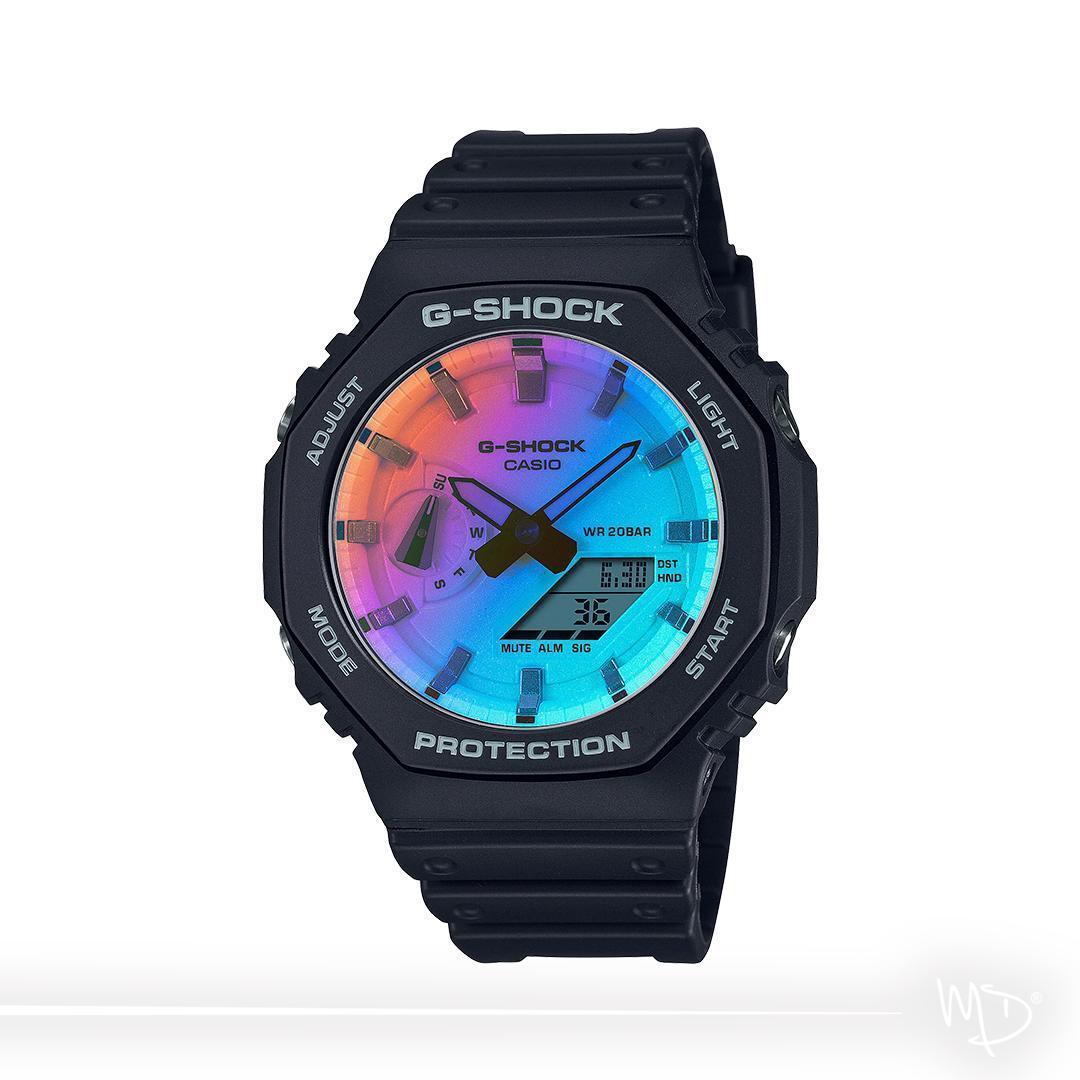 Relógio G-Shock Rainbow Preto - Ga-2100Sr-1Adr