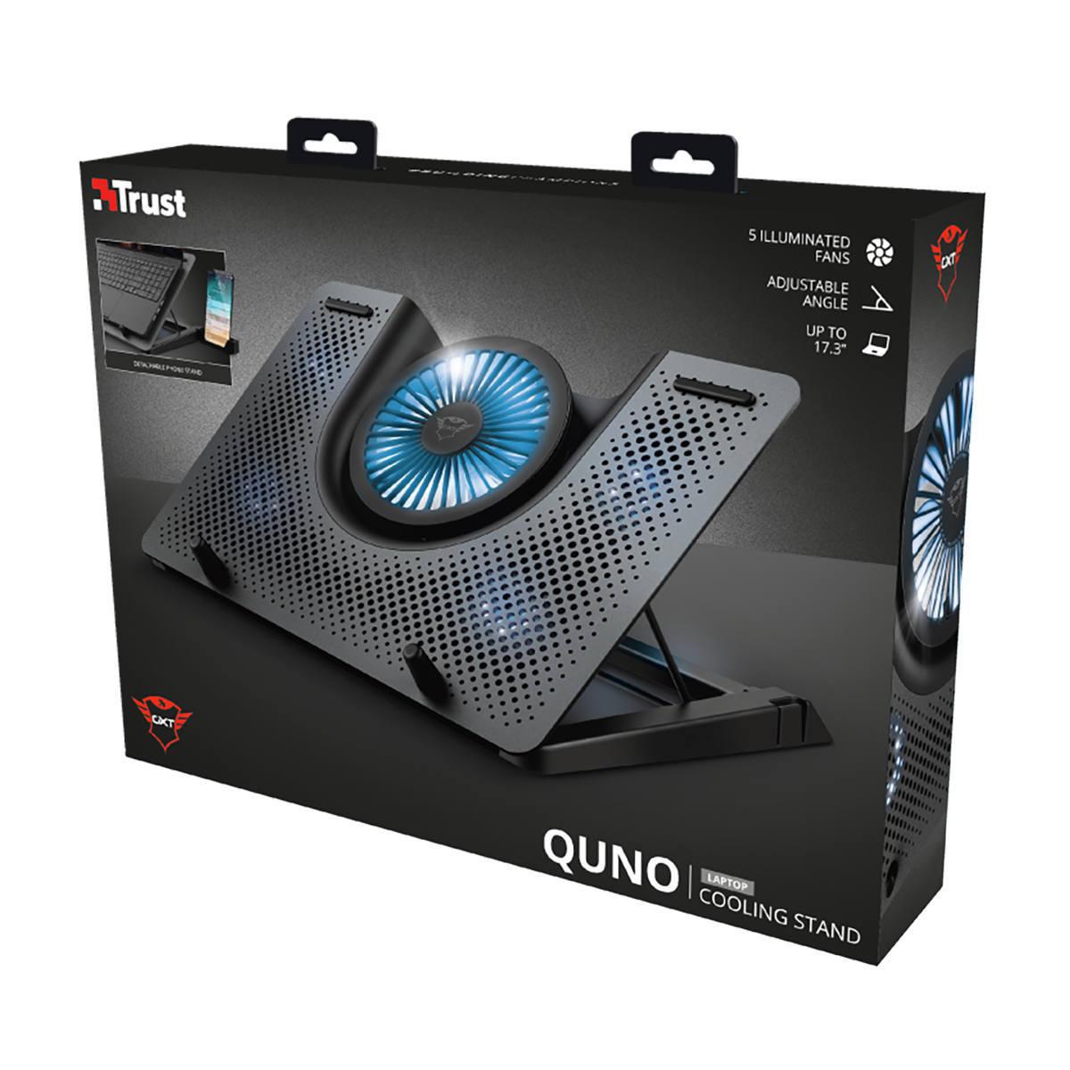 Base Para Notebook 5 Coolers 5 Ajustes Suporte Celular Trust