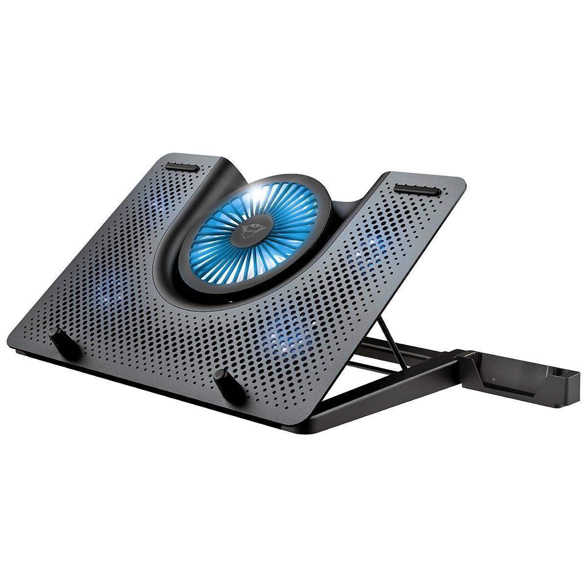 Base Para Notebook 5 Coolers 5 Ajustes Suporte Celular Trust