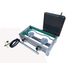 Miniatura Fogão 2 Bocas Inox Com Chapa Fogareiro Portátil + Kit Gás