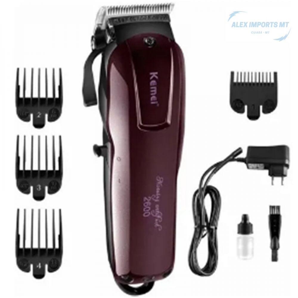 Máquina Corta Cabelo Kemei Aparador Para Cabelereiro