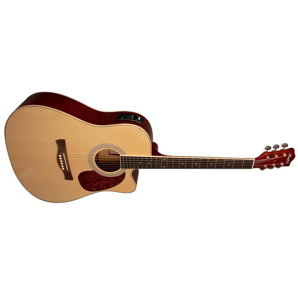 Violão Memphis MD-18 NTS Folk Eletroacústico Natural Satin