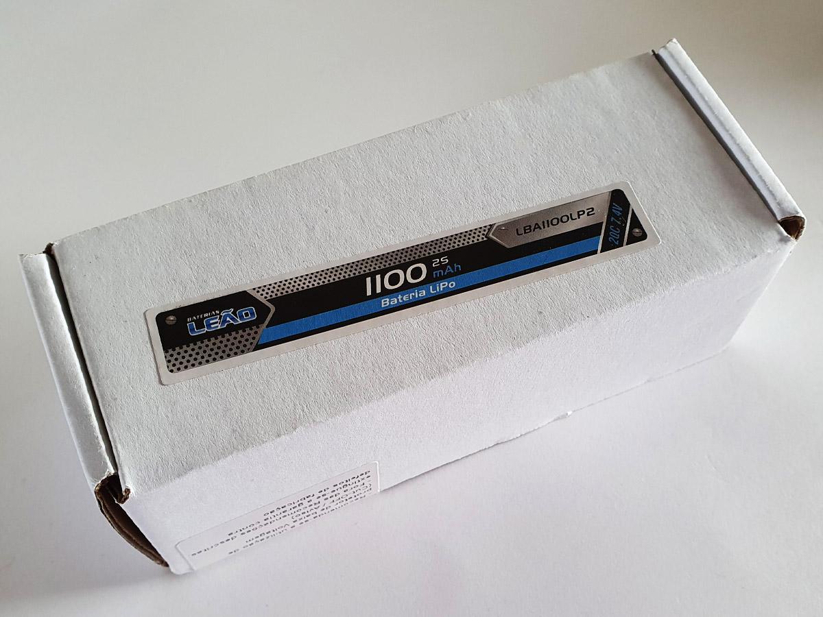 Bateria Lipo 7.4V 1100 Mah 2 S 20 C Leão Modelismo