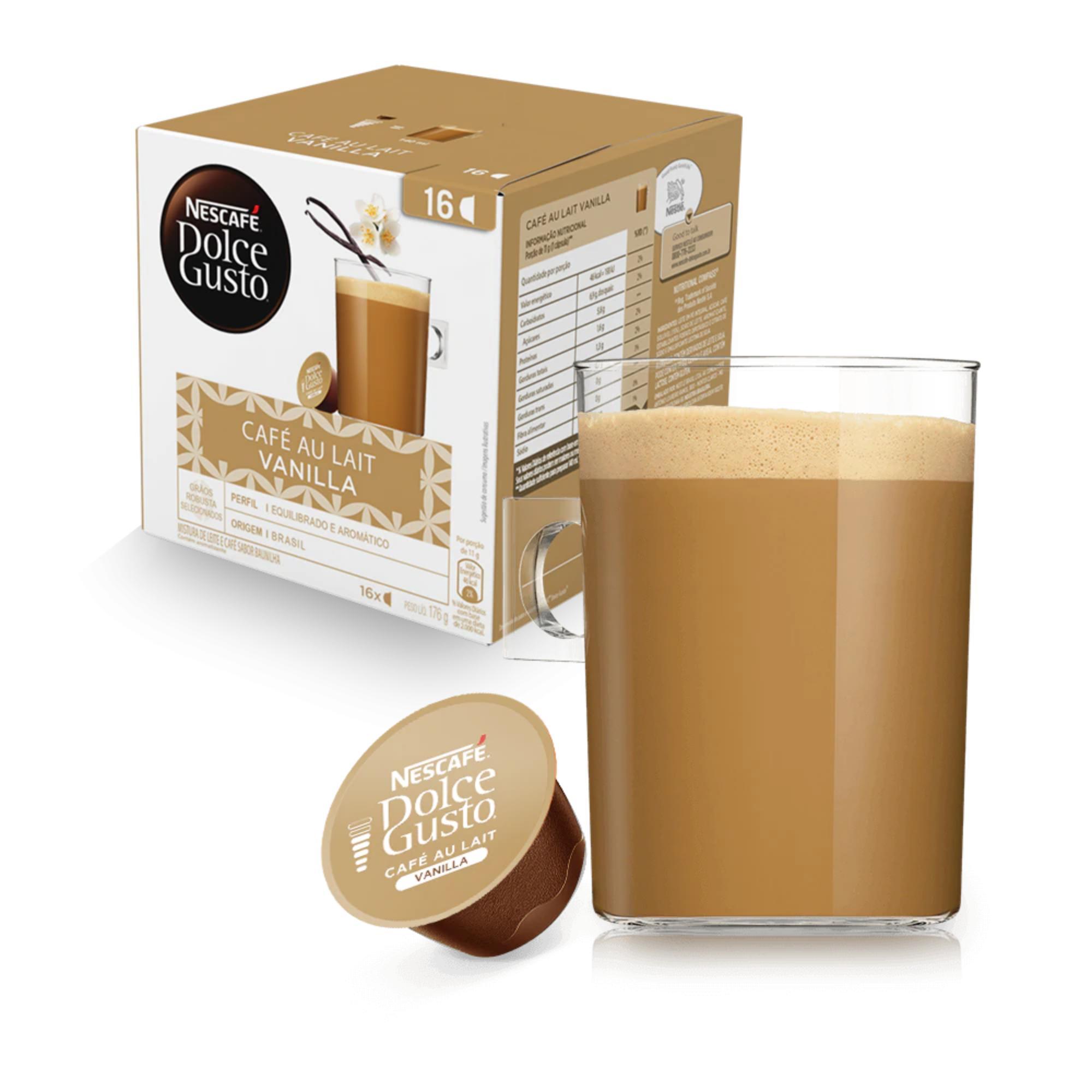 Combo 6 Caixa Nescafé Dolce Gusto - Café Au Lait Vanilla