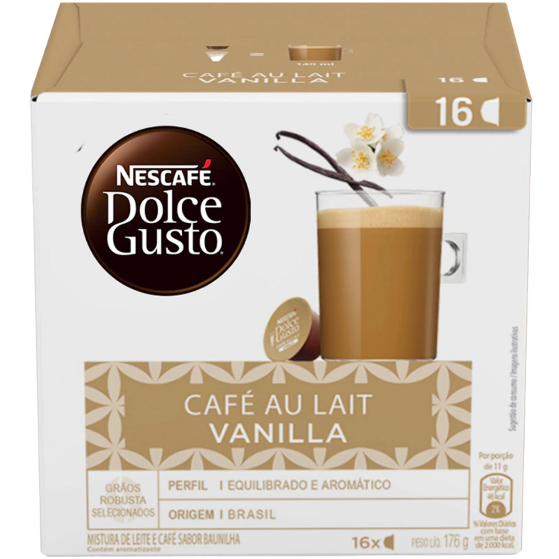 Combo 6 Caixa Nescafé Dolce Gusto - Café Au Lait Vanilla