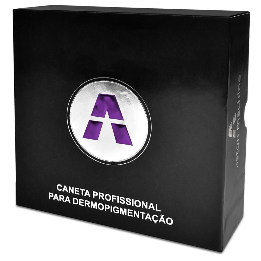 Máquina Rotativa Aston Pen Rock Para Tatuagem Azul