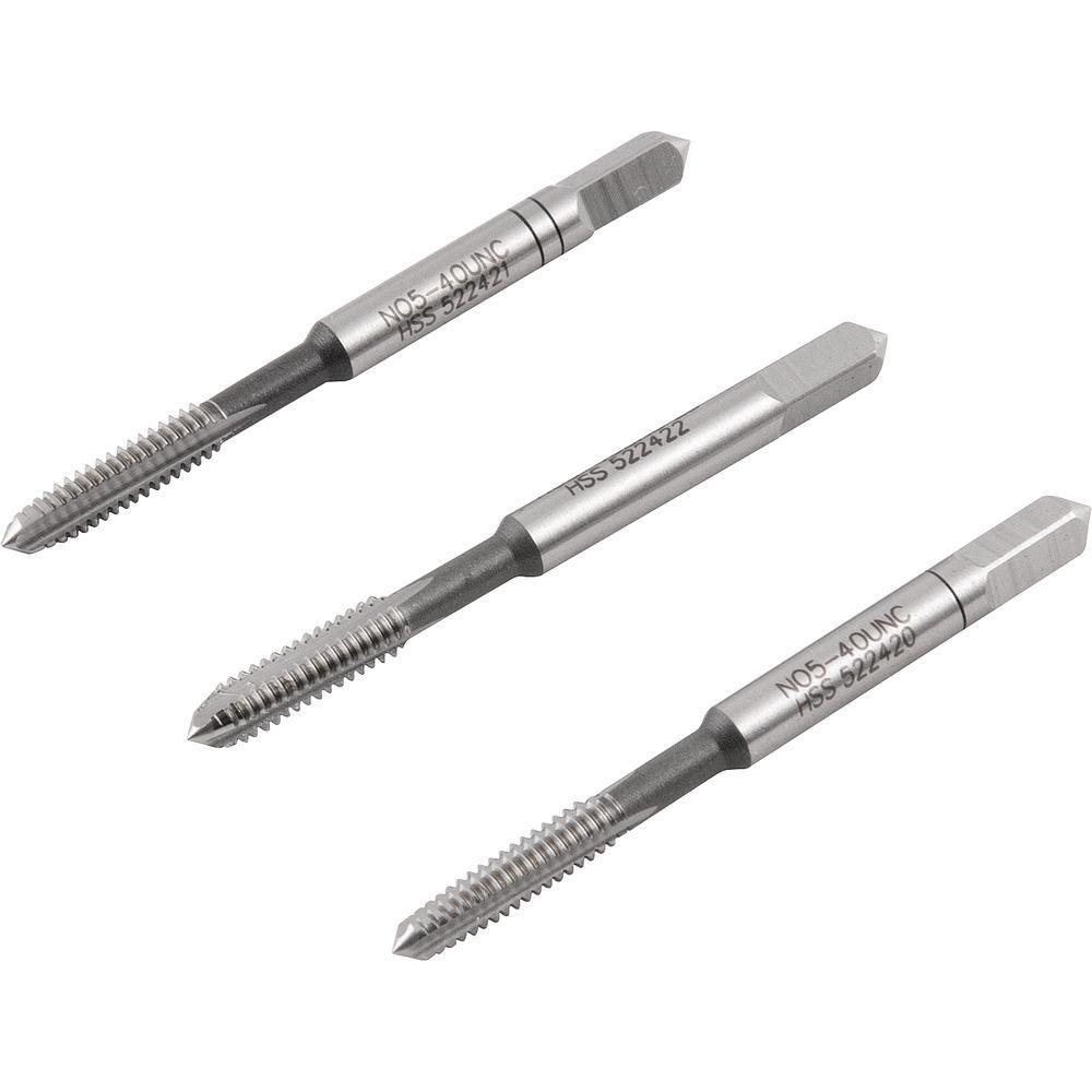 Macho Manual Aço Rápido Nº 5 1/8'' Unc Jogo C/ 3 Pçs Vonder