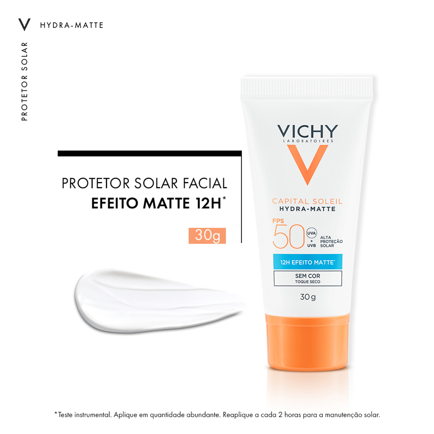 Vichy Capital Soleil Hydra-Matte FPS50 - Protetor Solar 30ml