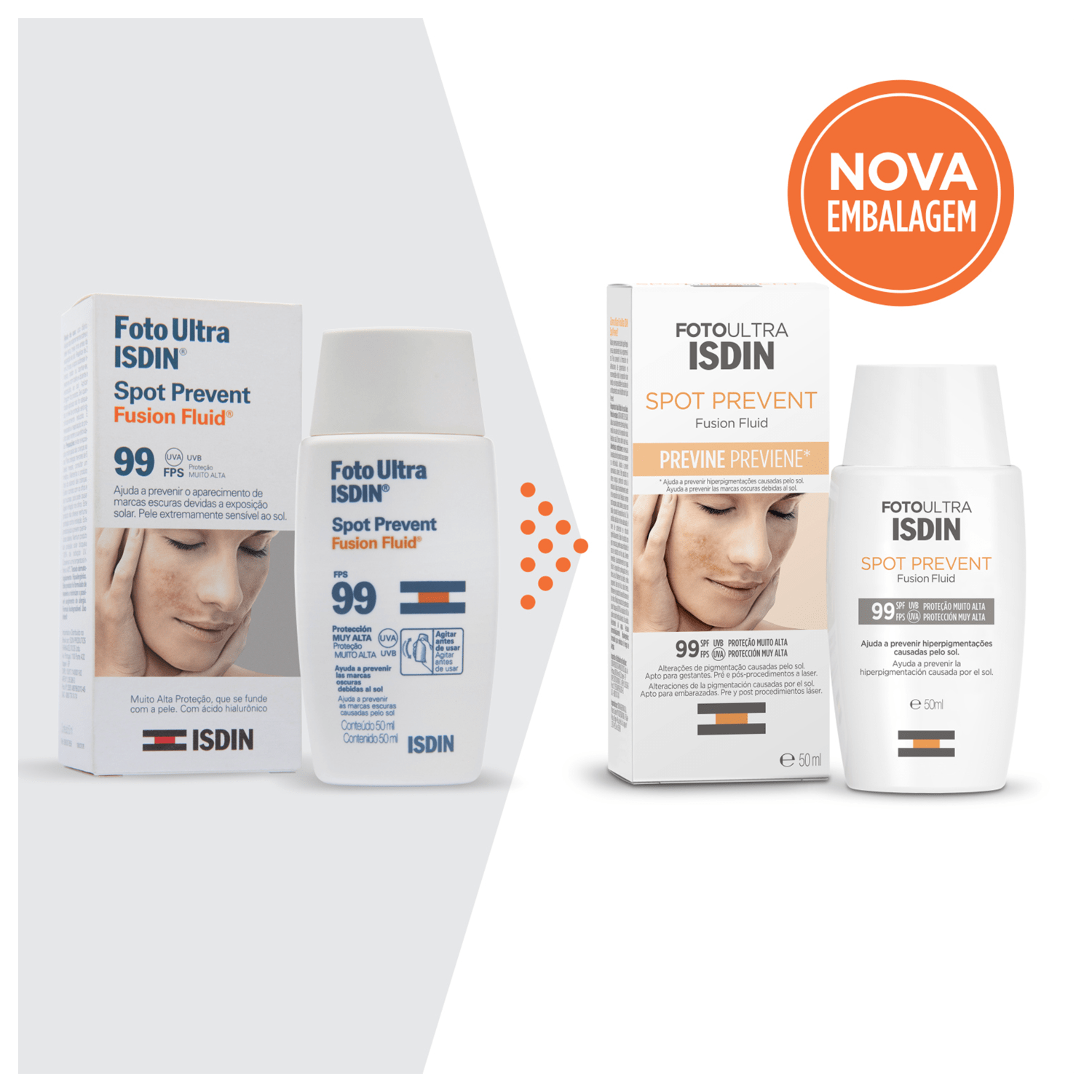 Isdin Foto Ultra Spot Prevent Fps99 Protetor Solar 50ml Blz