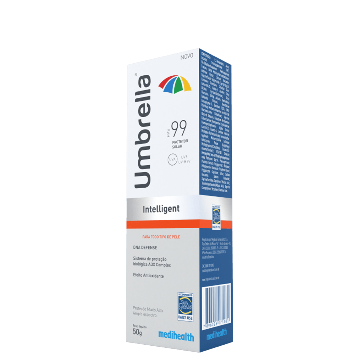Umbrella Intelligent FPS 99 - Protetor Solar Facial 50g