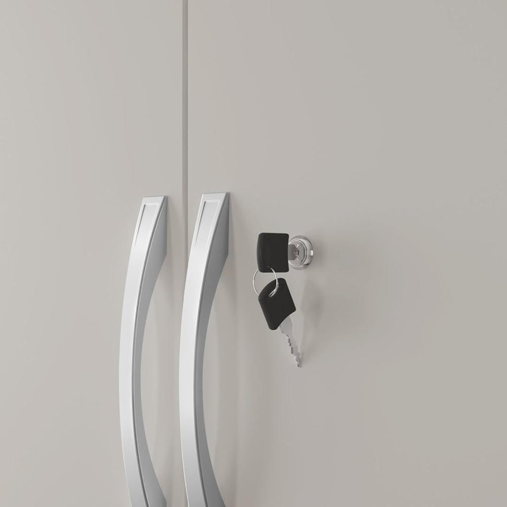 Armário Multiuso 2 Portas NT 4020 Notável Móveis Freijó Trend/Off White