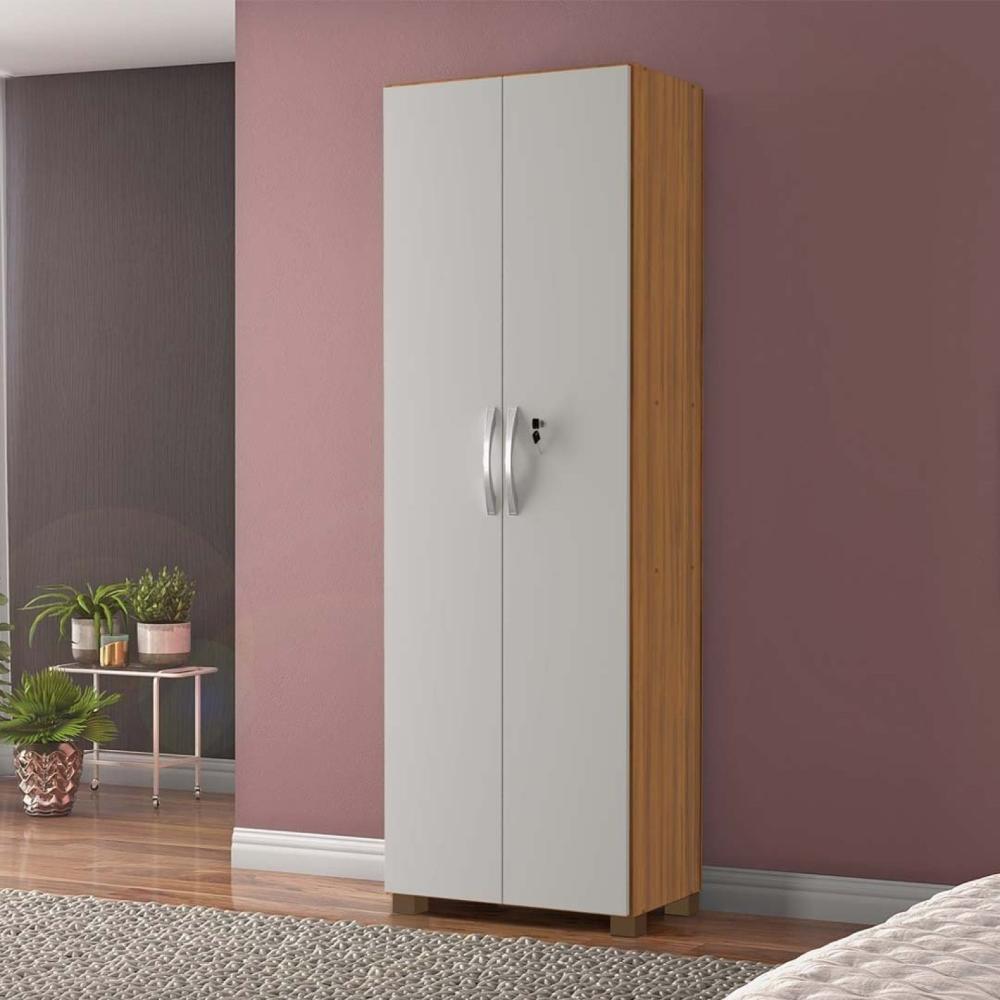 Armário Multiuso 2 Portas NT 4020 Notável Móveis Freijó Trend/Off White