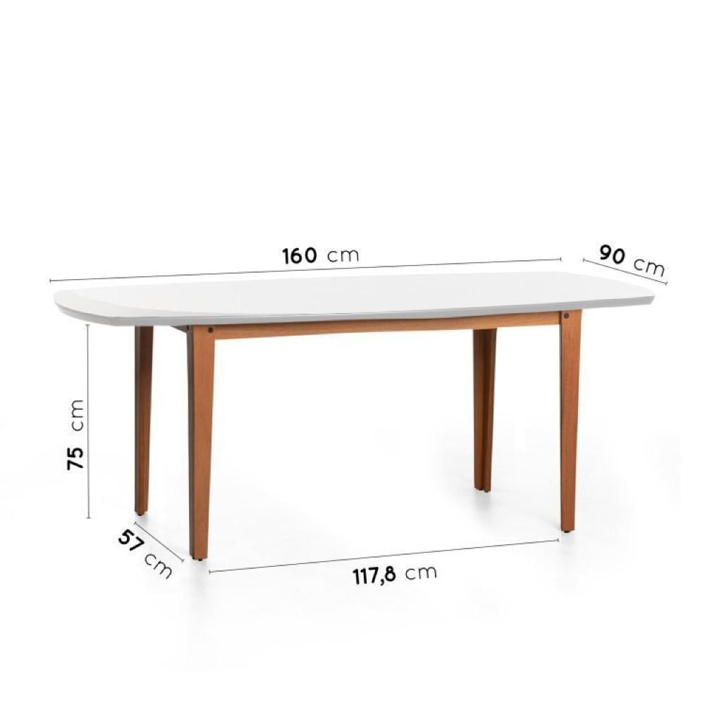 Jogo Mesa De Jantar Com 6 Cadeiras Estofadas Linho Cinza Dakota Estilo  Industrial Mdf E Aço