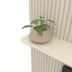 Miniatura Estante Home para TV até 85 Polegadas com LED Requinte 220cm Gelius Móveis Off White
