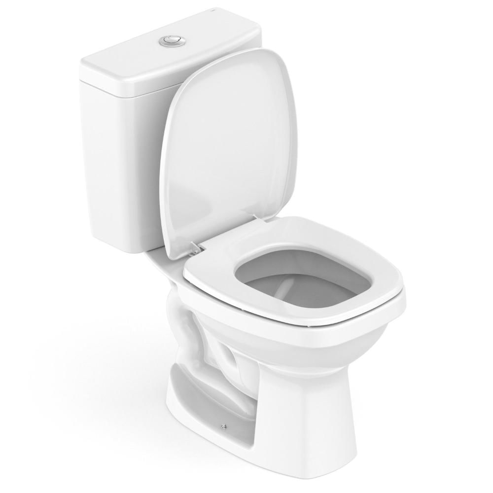 Kit Vaso Sanitário com Caixa Acoplada e Assento Like Celite Branco