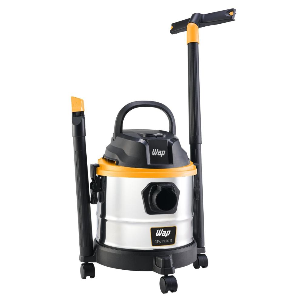 Aspirador de Pó e Água GTW Inox 15 Potência de 1700w Barril 60hz Bocal de Sopro 127v WAP