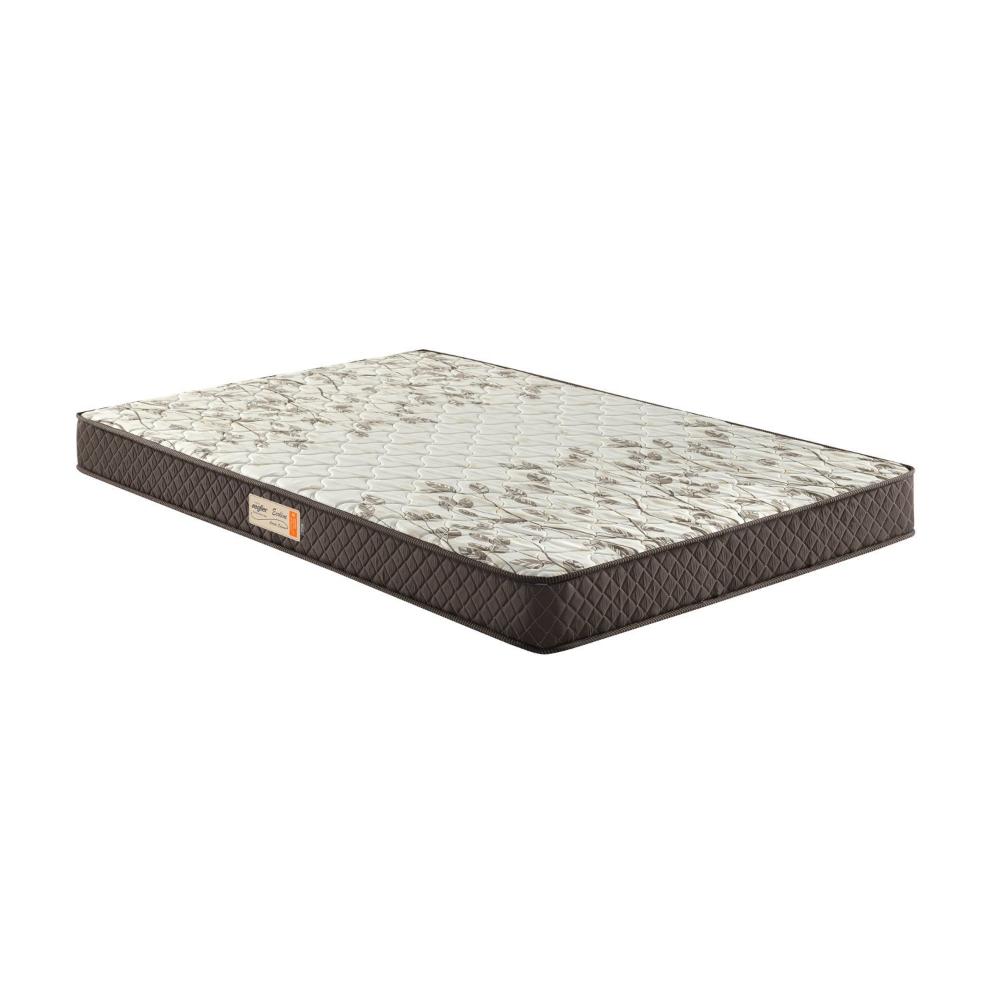 Colchão Casal Ecoflex Espuma D26 Ecoline Bordado 138x188x17cm Marrom