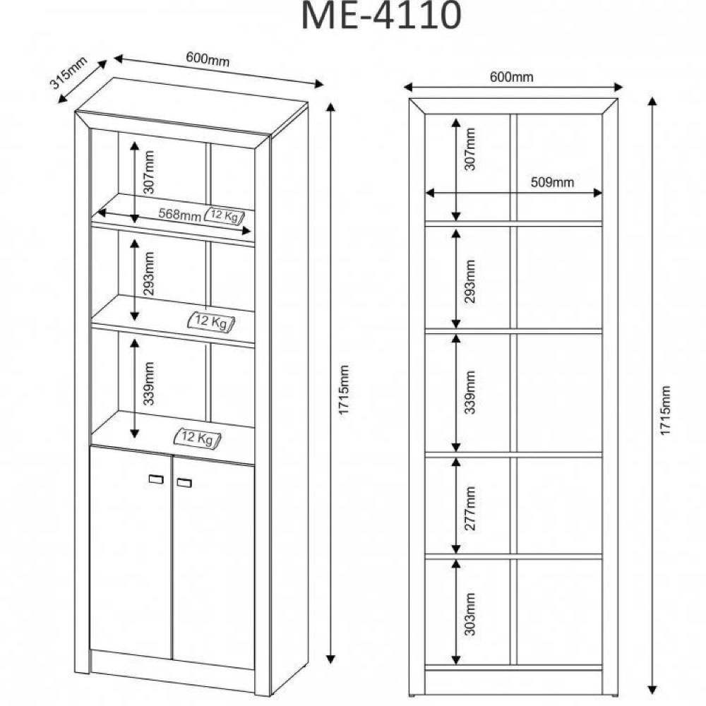 Conjunto Home Office 3 Peças 1 Mesa para Escritório em L com 2 Armários Espresso Móveis Nogal