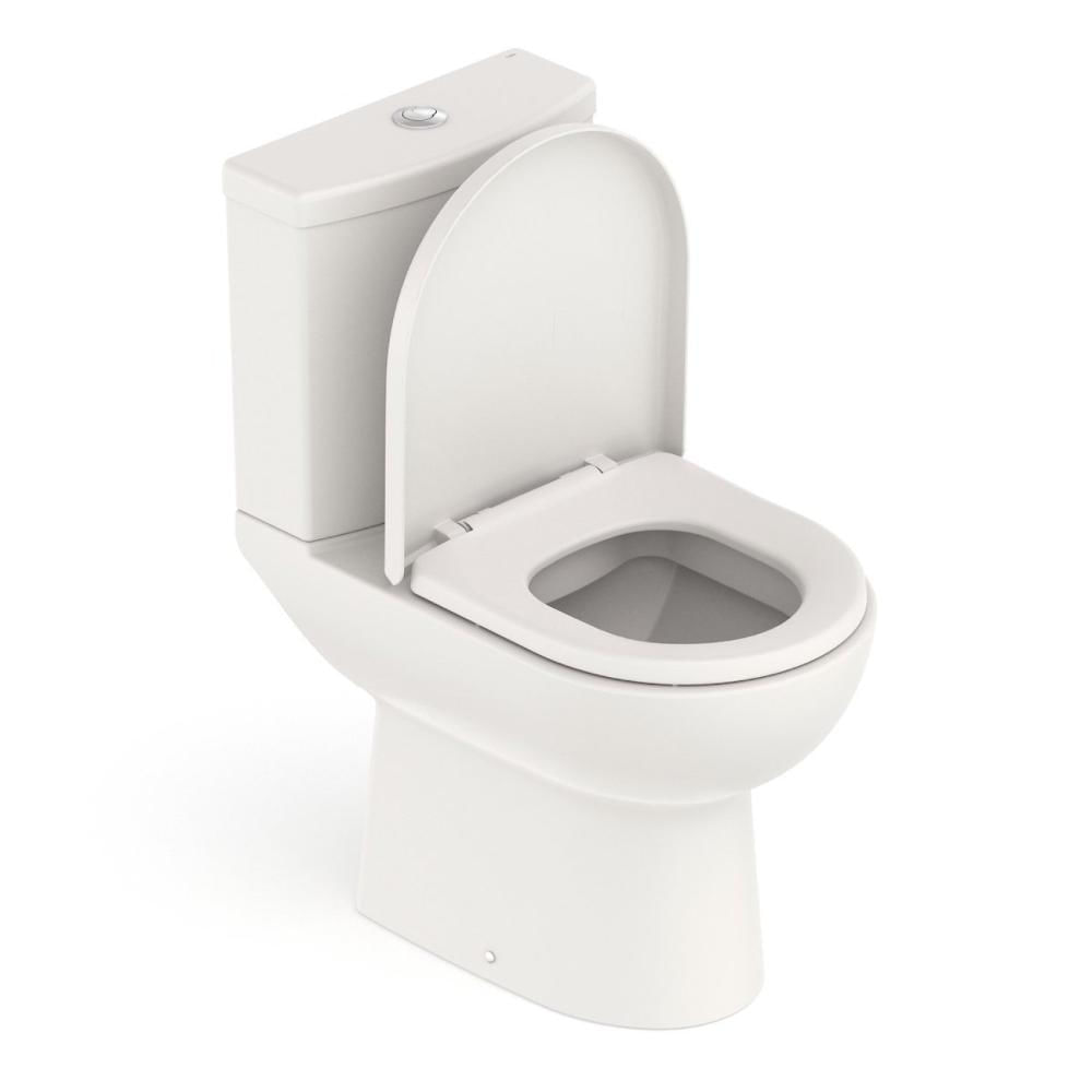 Kit Vaso Sanitário com Caixa Acoplada e Assento Soft Close Smart Celite Pergamon