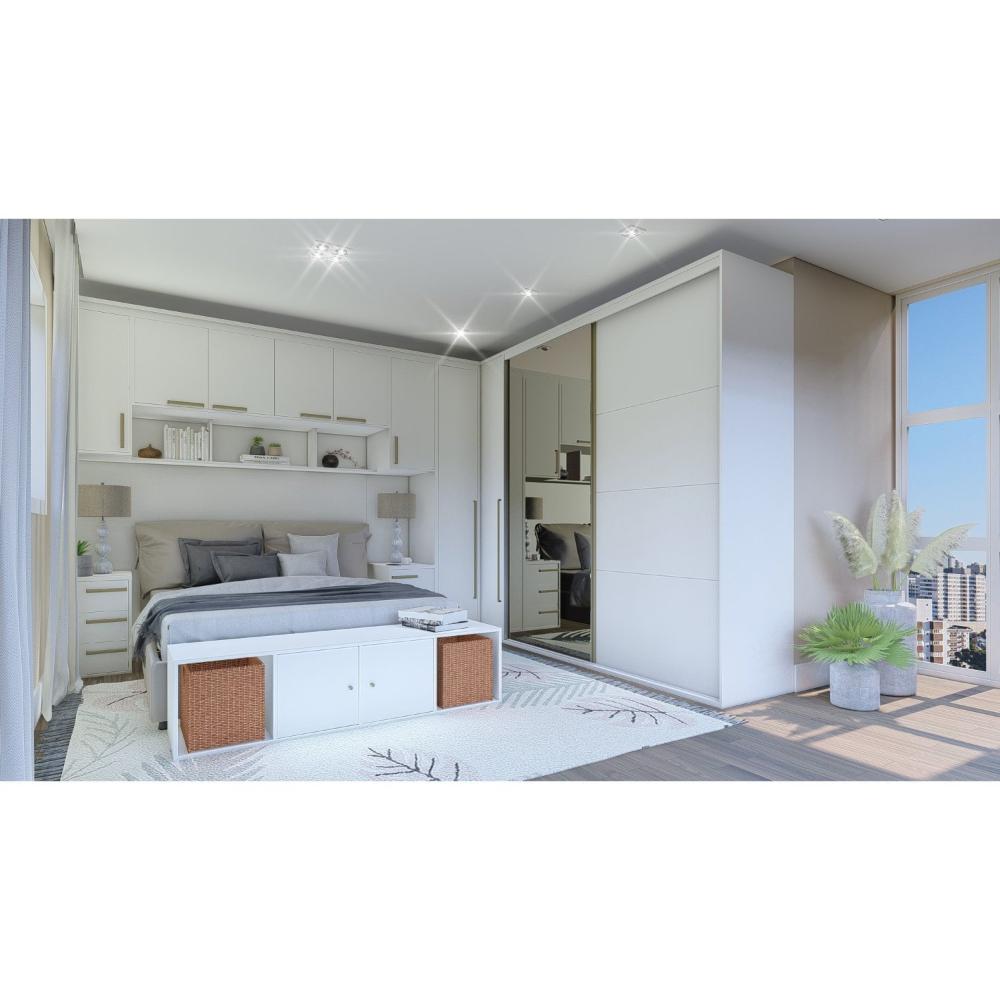 Módulo Aéreo para Cama Queen Belmax Branco