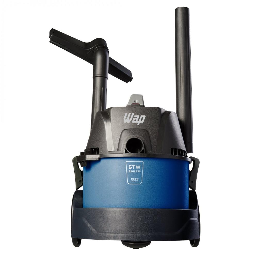Aspirador de Água e Pó WAP GTW Bagless Alça Ergonomica 6L Porta Acessórios Bocal de Sopro 1400w 127v Bege