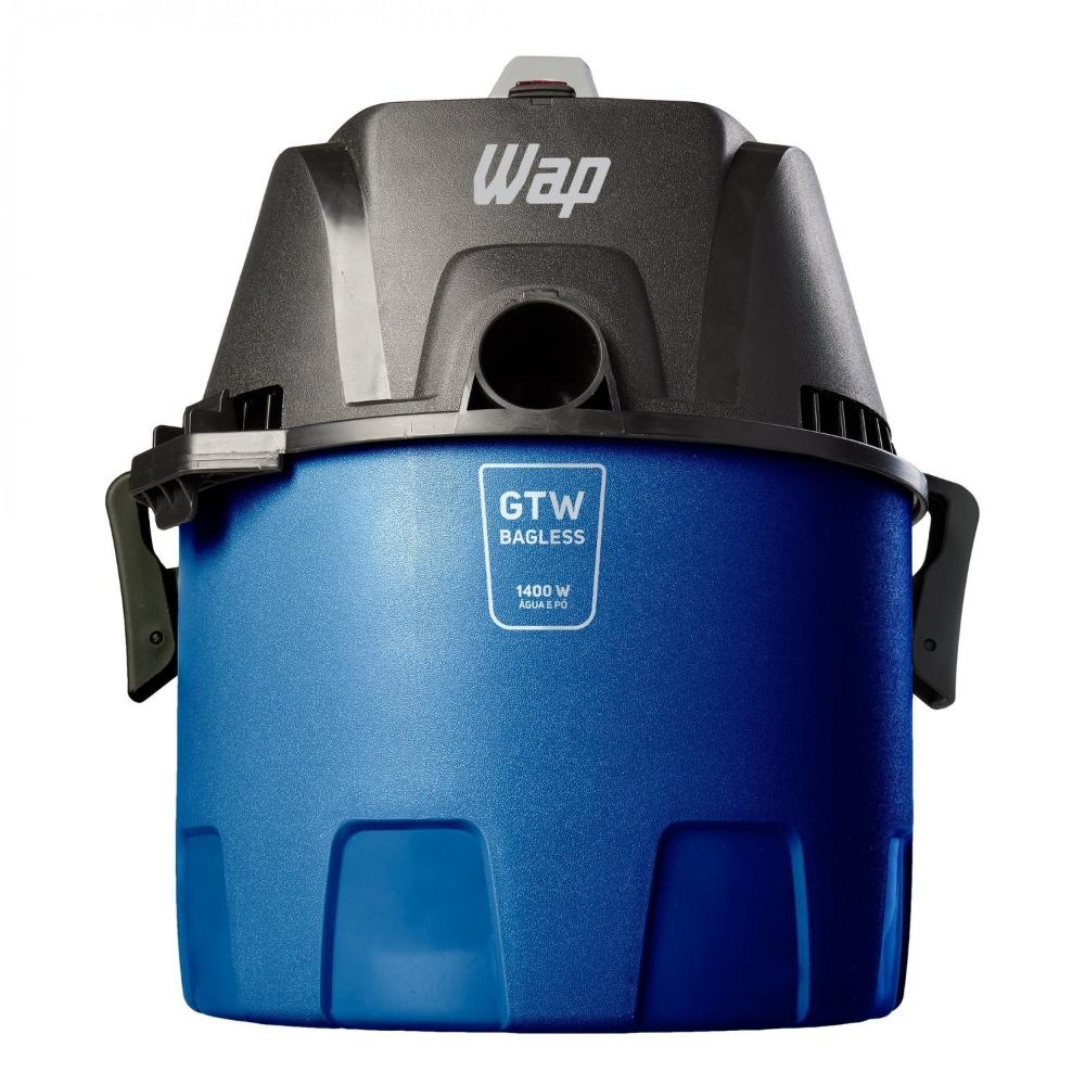 Aspirador de Água e Pó WAP GTW Bagless Alça Ergonomica 6L Porta Acessórios Bocal de Sopro 1400w 127v Bege