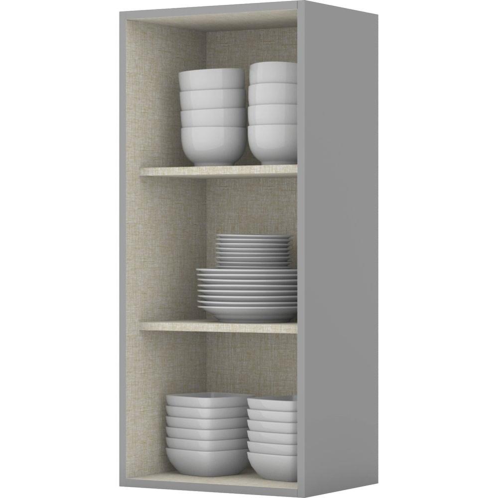 Armário Aéreo para Cozinha 40x31,5x90cm Ketlin Henn Cinza