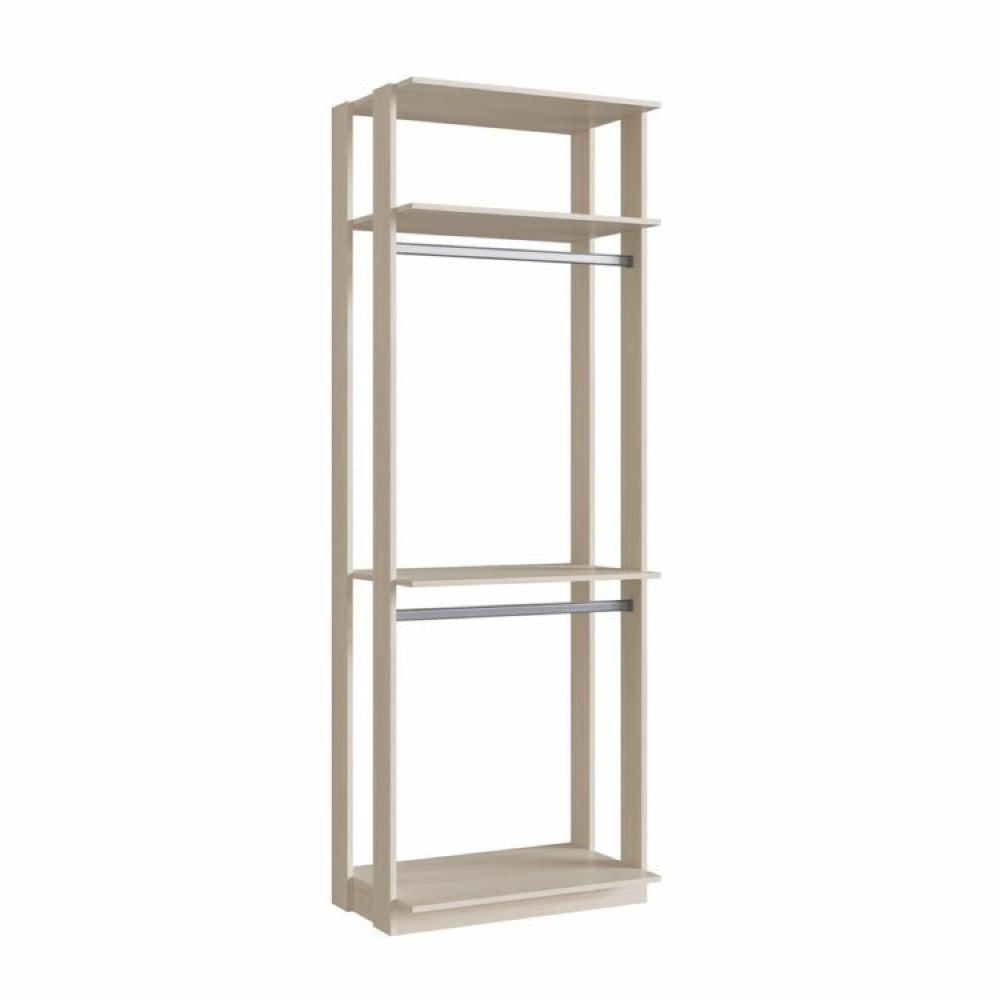 Guarda Roupa Closet 3 Gavetas e 3 Cabideiros Be Mobiliário Nature