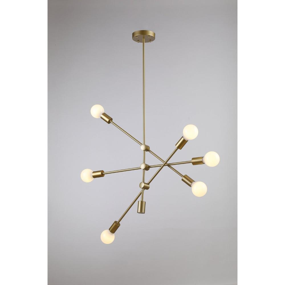 Pendente Bivolt Ipanema Bella Iluminação Dourado