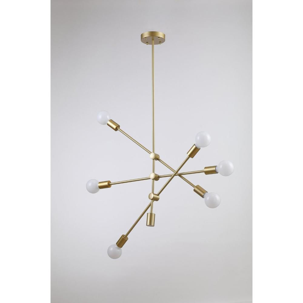 Pendente Bivolt Ipanema Bella Iluminação Dourado