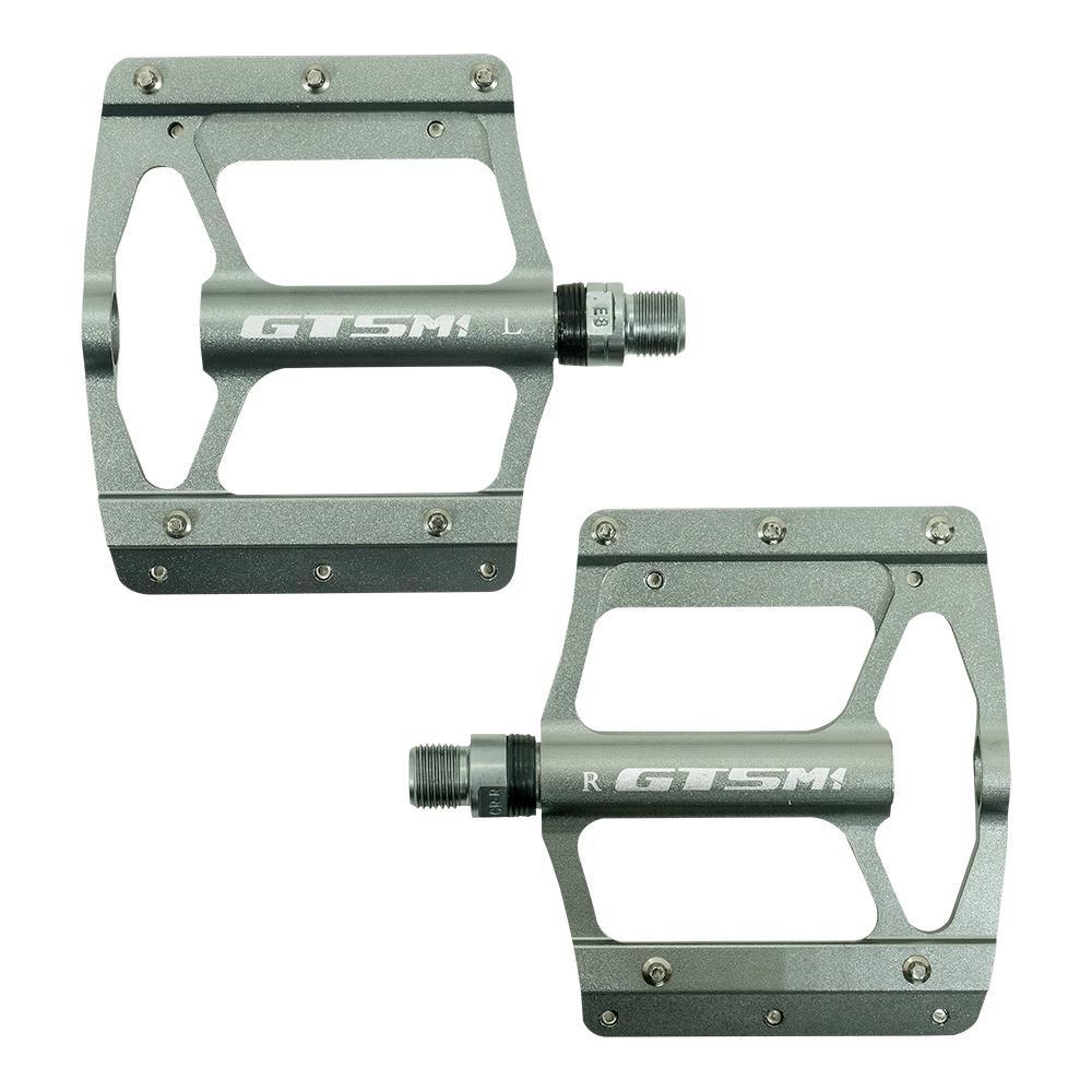 Pedal Alumínio Plataforma Flat Inglesa Rosca Profissional Br