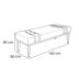 Miniatura Kit Cabeceira Recamier Casal 1,40M Verde Floresta