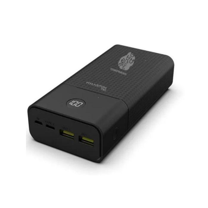 Bateria Portátil Externa Carga Rápida 30000Mah Visor Led