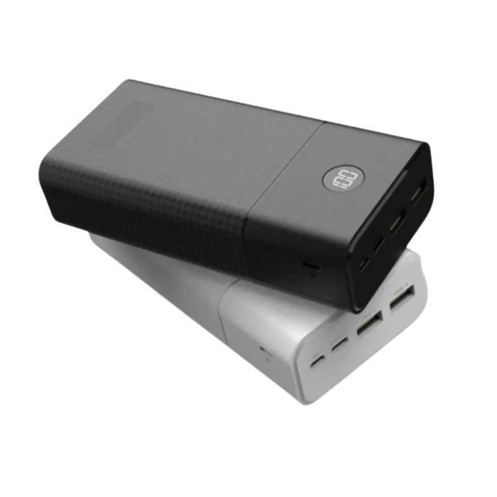 Bateria Portátil Externa Carga Rápida 30000Mah Visor Led