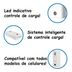 Miniatura Bateria Portátil Externa Carga Rápida 30000Mah Visor Led