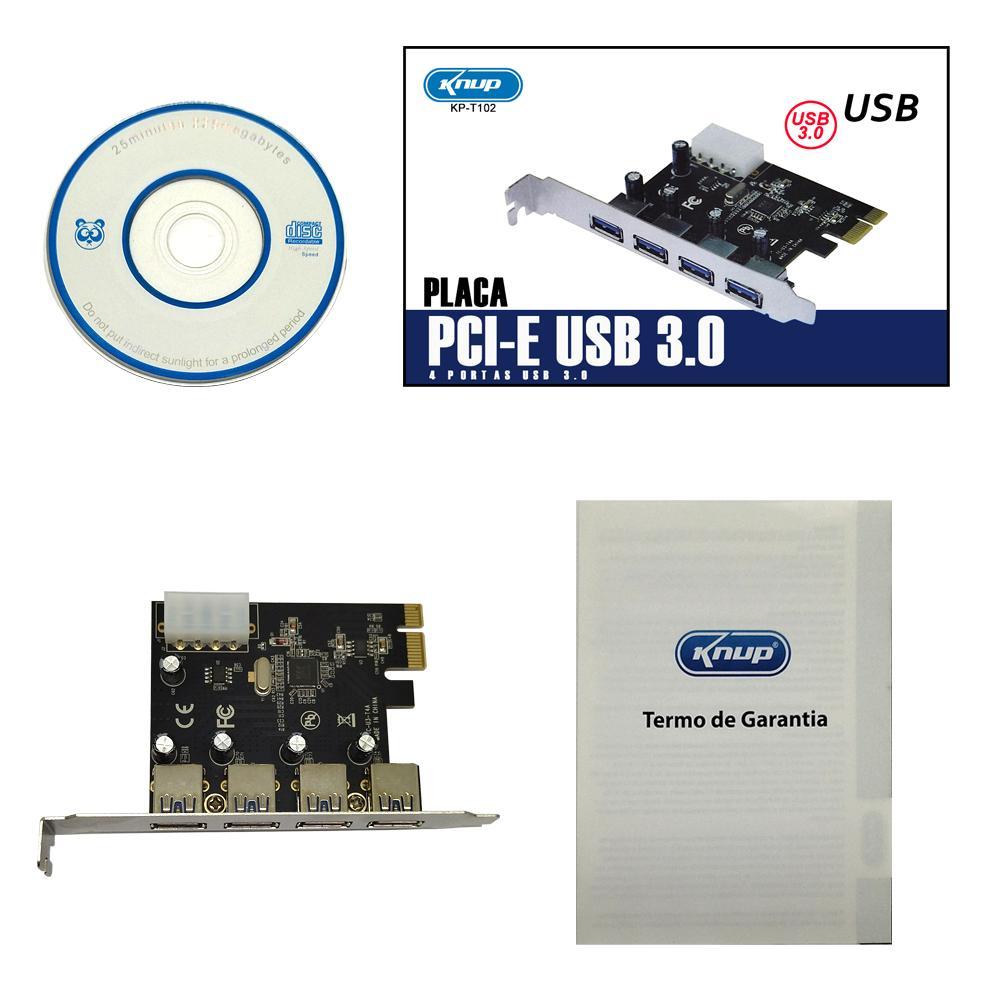 Placa Usb 3 0 Pci E 4 Portas 5… Inter Shop