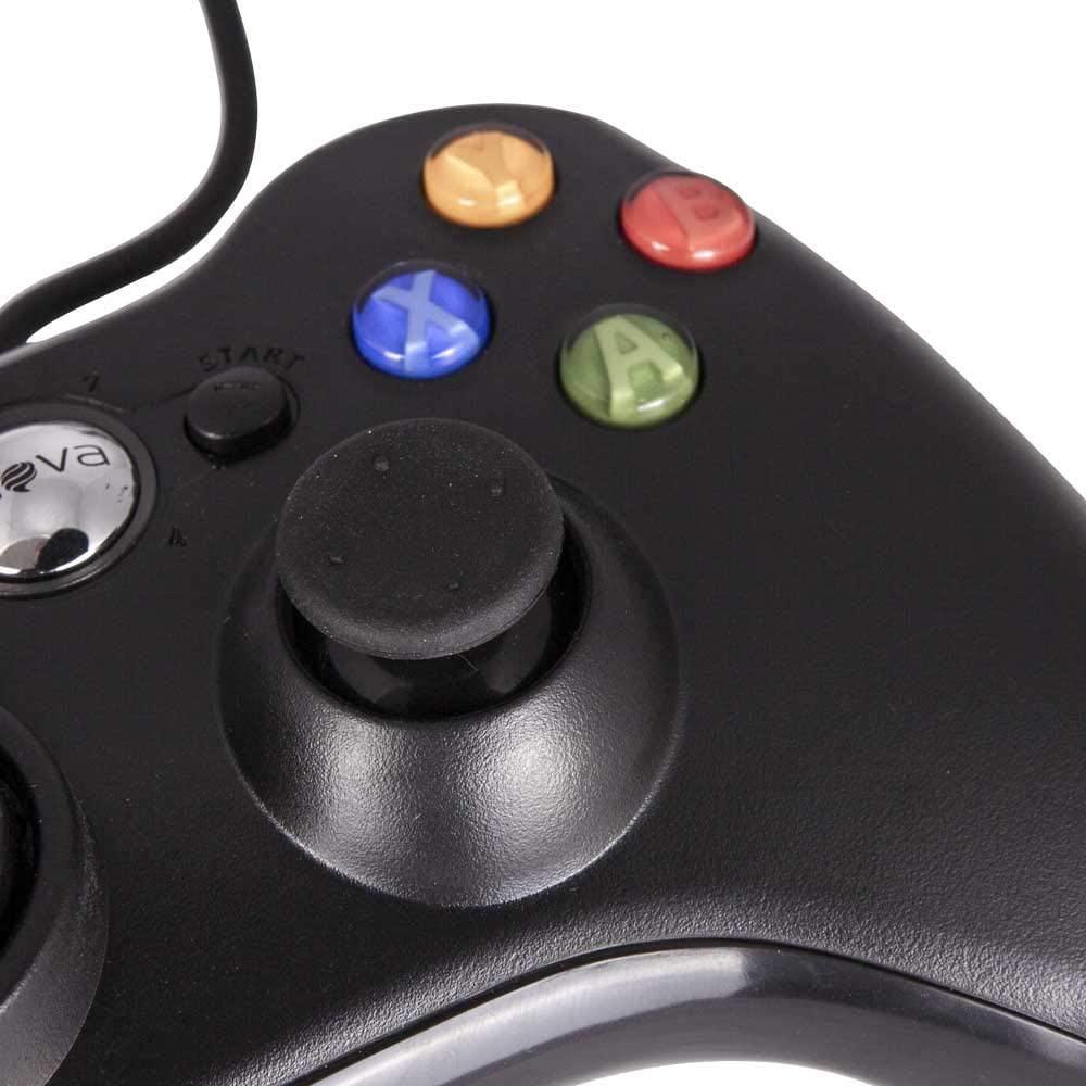 Controle Xbox 360 com Fio p/ PC - Jogabilidade Precisa e Confortável