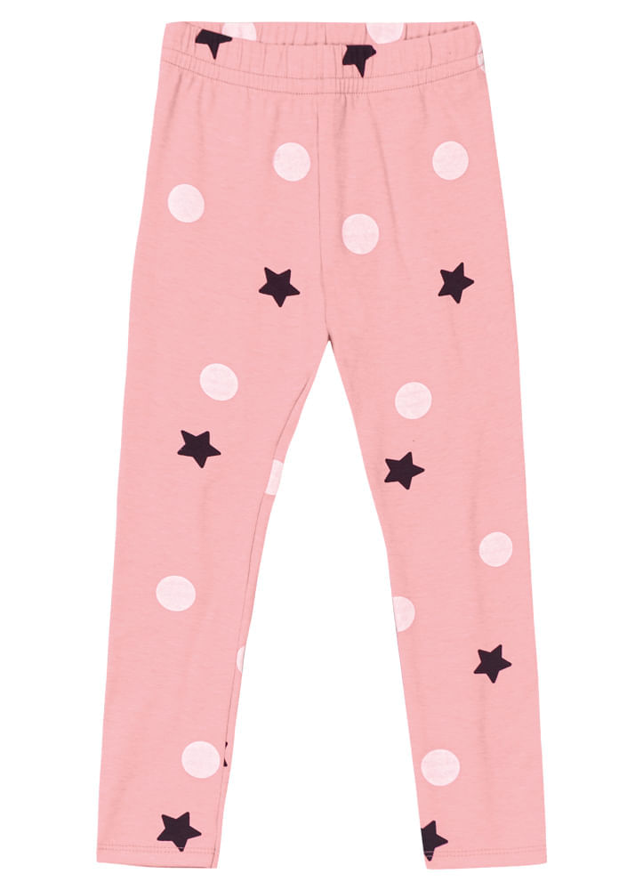 Calça Legging Infantil Menina em algodão/ cotton Calça com elástico. NOVAS  ESTAMPAS