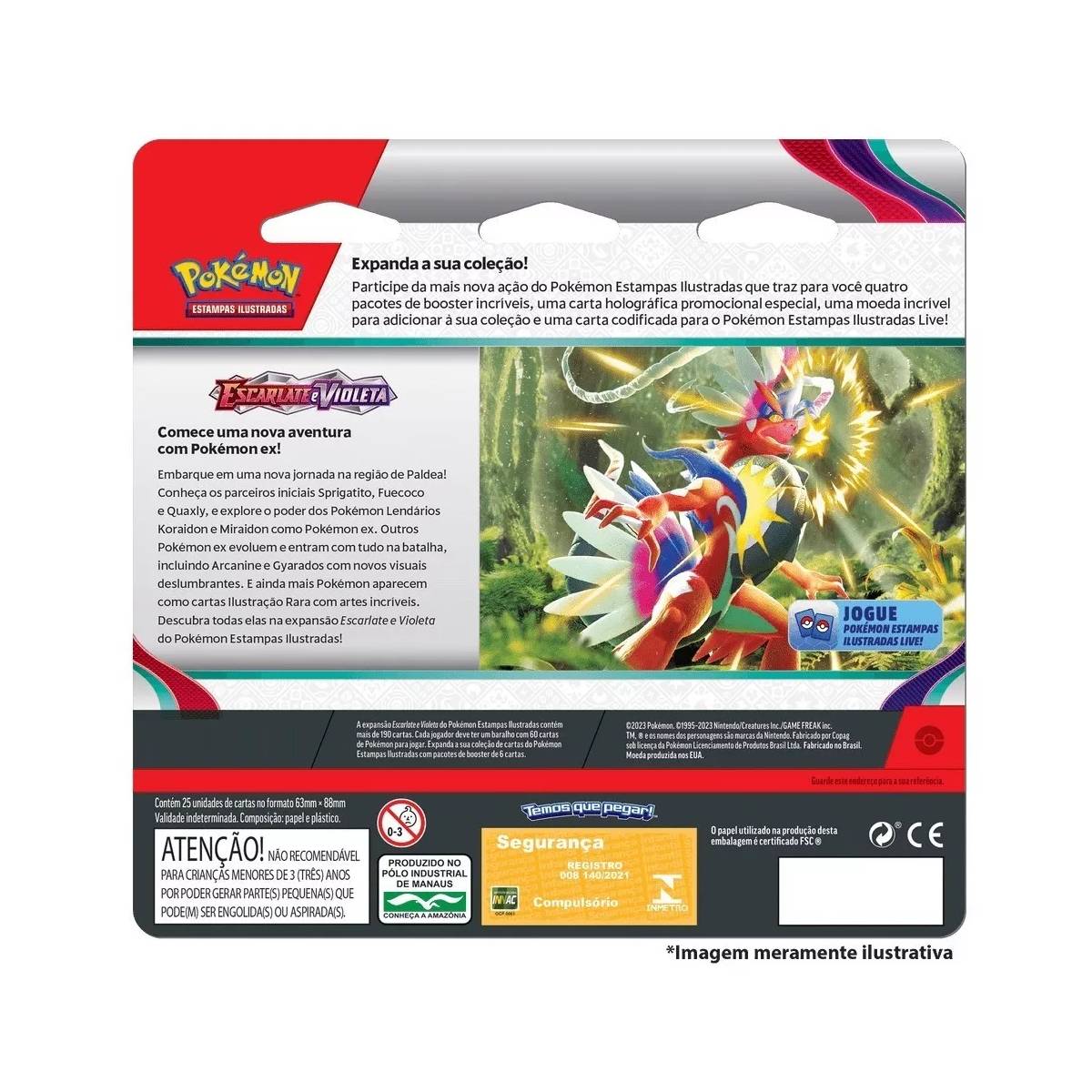 Deck Pokemon Baralho Batalha Ex Carta Ultra Rara Copag Novo